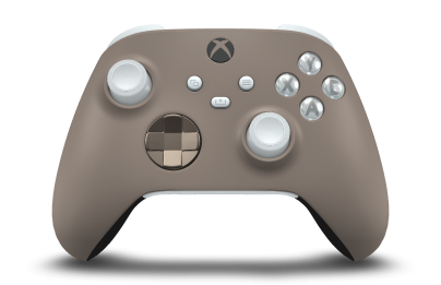 Xbox trådlös handkontroll - Corps: Desert Tan, BMD: Desert Tan (métallique), Joysticks: Robot White