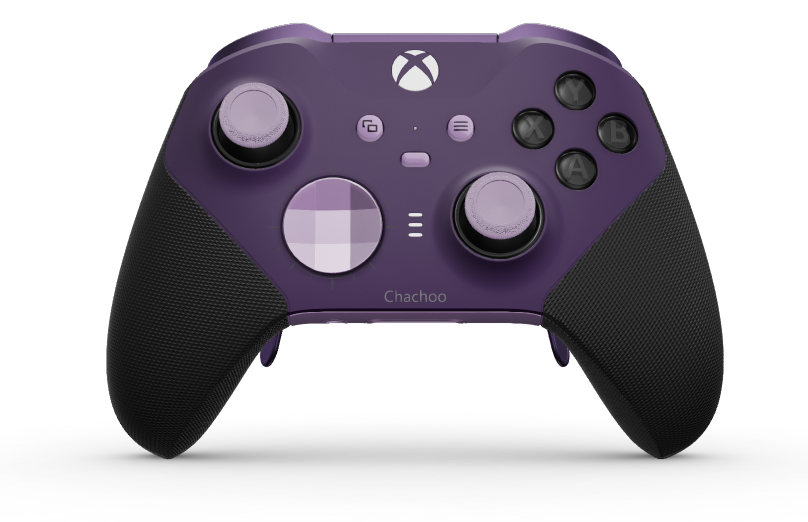 Xbox Elite Wireless Controller Series 2 - Core - Body: Astral Purple + Rubberized Grips, D-pad: Facet, Soft Purple (Metal), Back: Soft Purple + Rubberized Grips