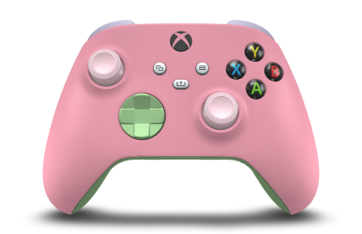 Xbox 무선 컨트롤러 - Body: Retro Pink, D-Pads: Soft Green, Thumbsticks: Soft Pink