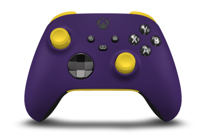 Manette sans fil Xbox - Body: Astral Purple, D-Pads: Carbon Black (Metallic), Thumbsticks: Lighting Yellow