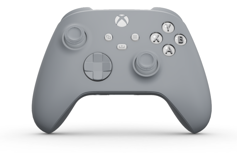 Xbox Wireless Controller - Hoofdtekst: Asgrijs, D-Pads: Asgrijs, Duimsticks: Asgrijs