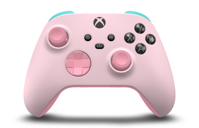 Xbox Wireless Controller - Body: Soft Pink, D-Pads: Retro Pink, Thumbsticks: Retro Pink