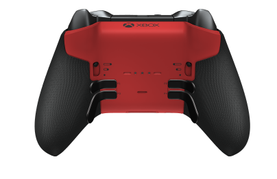 Xbox Elite Wireless Controller Series 2 - Core - Corpo: Pulse Red + Rubberized Grips, Botão Direcional: Faceta, Cinzento Tempestade (Metal), Traseira: Pulse Red + Rubberized Grips