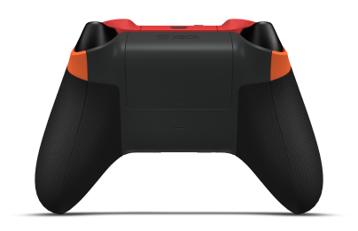 Xbox Wireless Controller - Hoofdtekst: Zest-oranje, D-Pads: Asgrijs (metallic), Duimsticks: Middernachtblauw