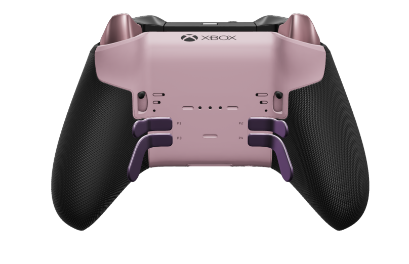 Xbox Elite Wireless Controller Series 2 - Core - Cuerpo: Rosa suave + Agarres texturizados, Cruceta: Cruz, rosa intenso (metálico), Atrás: Rosa suave + Agarres texturizados