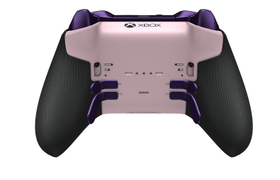 Xbox Elite Wireless Controller Series 2 - Core - 本體: 柔和粉紅 + 橡膠握把, 方向鍵: Facet, Astral Purple (Metal), 背面: 柔和粉紅 + 橡膠握把