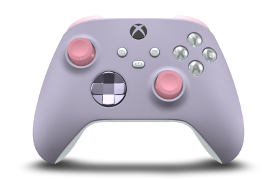 Xbox 無線控制器 - Body: Soft Purple, D-Pads: Soft Purple (Metallic), Thumbsticks: Retro Pink