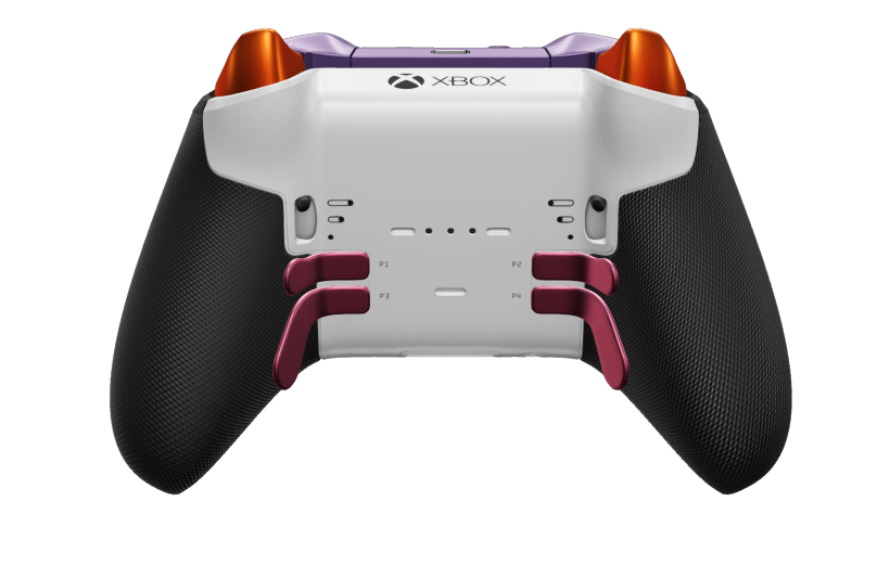 Xbox Elite Wireless Controller Series 2 - Core - Hoveddel: Astrallilla + gummigreb, D-blok: Facetteret, kulsort (metal), Bagside: Robothvid + gummigreb