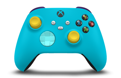 Mando inalámbrico Xbox - Corps: Dragonfly Blue, BMD: Glacier Blue, Joysticks: Lighting Yellow