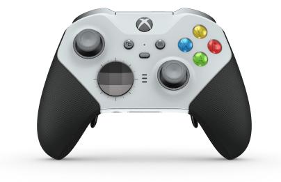Xbox Elite Wireless Controller Series 2 - Core - Body: Robot White + Rubberised Grips, D-pad: Facet, Storm Grey (Metal), Back: Robot White + Rubberised Grips