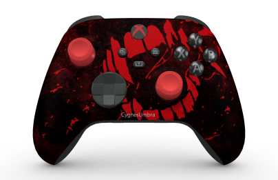 Xbox Wireless Controller – Redfall Limited Edition - Body: Bite Back, D-Pads: Carbon Black, Thumbsticks: Pulse Red