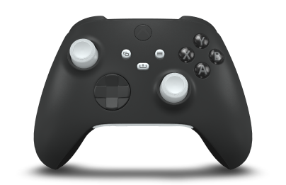 Xbox Wireless Controller - Body: Carbon Black, D-Pads: Carbon Black, Thumbsticks: Robot White