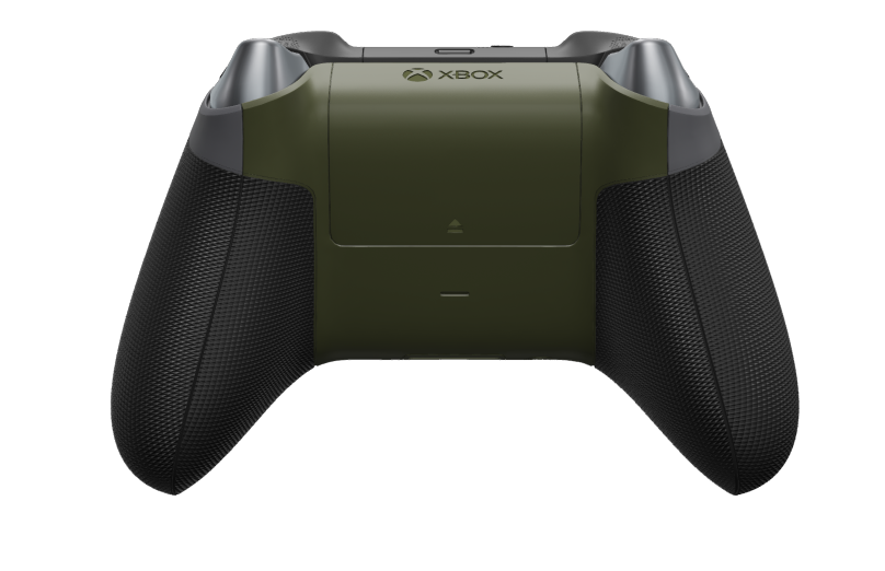 Xbox Wireless Controller - 本体: ルナ シフト, 方向パッド: ブライト シルバー (メタリック), サムスティック: ライトニング イエロー