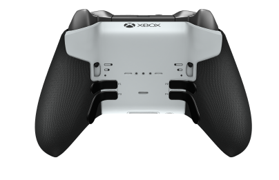 Xbox Elite Wireless Controller Series 2 - Core - Body: Robot White + Rubberized Grips, D-pad: Facet, Storm Gray (Metal), Back: Robot White + Rubberized Grips