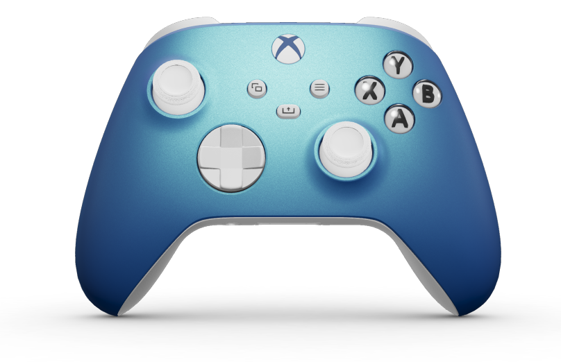 Xbox Wireless Controller - Body: Aqua Shift, D-Pads: Robot White, Thumbsticks: Robot White