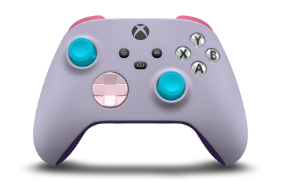Xbox Wireless Controller - Corps: Soft Purple, BMD: Soft Pink, Joysticks: Dragonfly Blue