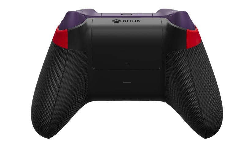 Xbox Wireless Controller - Body: Pulse Red, D-Pads: Astral Purple, Thumbsticks: Astral Purple