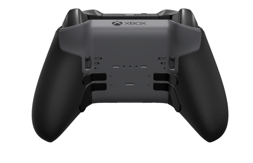 Xbox Elite Wireless Controller Series 2 - Core - Body: Mineral Blue + Rubberised Grips, D-pad: Cross, Storm Grey (Metal), Back: Storm Gray + Rubberised Grips