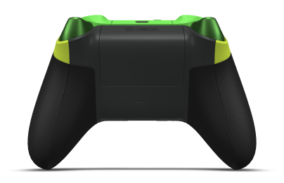 Xbox Wireless Controller - Hoofdtekst: Elektrische volt, D-Pads: Velocity-groen (metallic), Duimsticks: Velocity-groen
