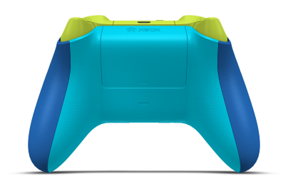 Xbox Wireless Controller - Hoofdtekst: Shock Blue, D-Pads: Asgrijs (metallic), Duimsticks: Robot White