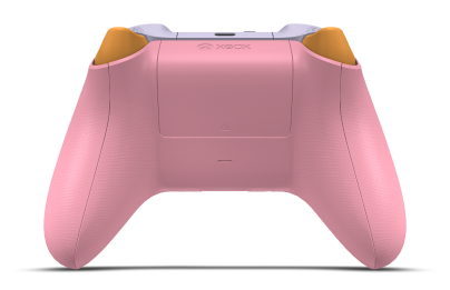 Xbox Wireless Controller - Corpo: Rosa Retro, Botões Direcionais: Laranja suave, Manípulos Analógicos: Roxo suave