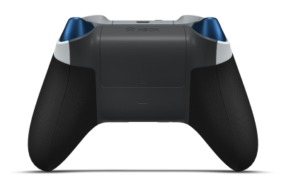Xbox Wireless Controller - 몸체: 로봇 화이트, 방향 패드: 포톤 블루(메탈릭), 엄지스틱: Storm Grey