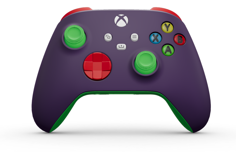 Xbox Wireless Controller - Body: Astral Purple, D-Pads: Pulse Red, Thumbsticks: Velocity Green