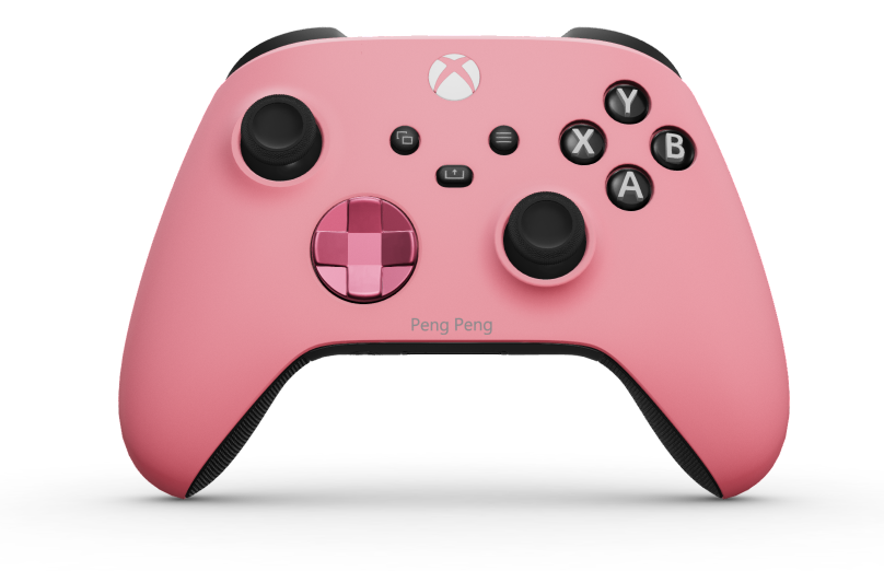 Xbox Wireless Controller - Body: Retro Pink, D-Pads: Deep Pink (Metallic), Thumbsticks: Carbon Black