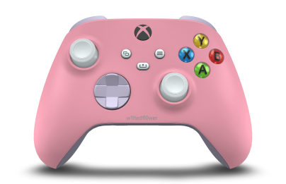 Xbox Wireless Controller - Body: Retro Pink, D-Pads: Soft Purple, Thumbsticks: Robot White