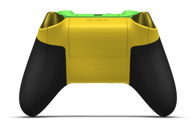 Xbox Wireless Controller - Framsida: Lighting Yellow, Styrknappar: Velocity-grön, Styrspakar: Velocity-grön