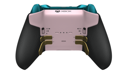 Xbox Elite Wireless Controller Series 2 - Core - Corpo: Rosa Suave + Pegas em Borracha, Botão Direcional: Cruz, Dourado Mate (Metal), Traseira: Rosa Suave + Pegas em Borracha