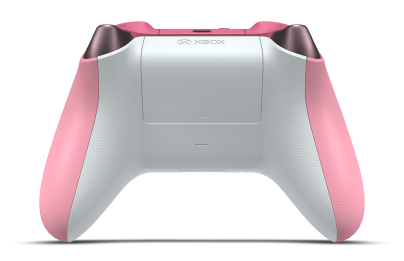 Xbox Wireless Controller - 機身: 復古粉紅, 方向鍵: 亮銀色 (金屬), 搖桿: 柔和粉紅
