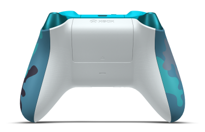 Xbox Wireless Controller - Body: Mineral Camo, D-Pads: Robot White, Thumbsticks: Dragonfly Blue