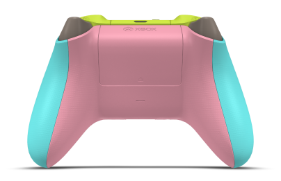 Xbox 無線控制器 - Framsida: Glaciärblå, Styrknappar: Citrongul, Styrspakar: Citrongul
