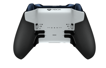 Xbox Elite ワイヤレスコントローラー シリーズ 2 - Core - Body: Robot White + Rubberized Grips, D-pad: Facet, Bright Silver (Metal), Back: Robot White + Rubberized Grips