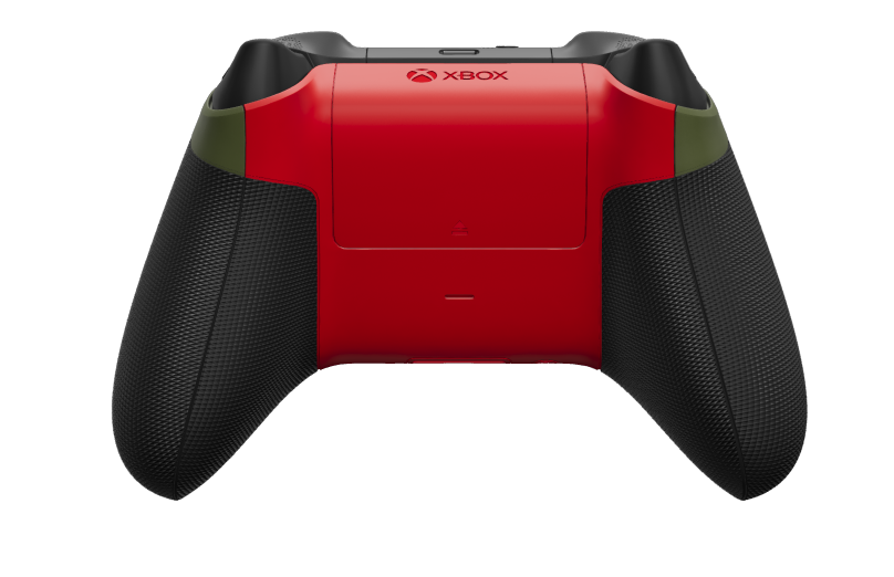 Xbox Wireless Controller - Body: Forest Camo, D-Pads: Carbon Black, Thumbsticks: Pulse Red