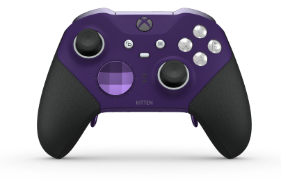Xbox Elite Wireless Controller Series 2 - Core - Corps: Astral Purple + poignées caoutchoutées, BMD: Facette, Astral Purple (métal), Arrière: Astral Purple + poignées caoutchoutées