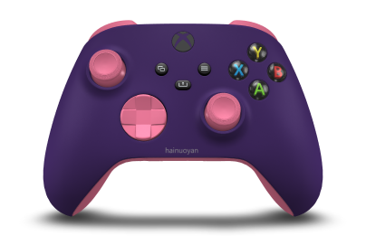Xbox Wireless Controller - Corps: Astral Purple, BMD: Deep Pink, Joysticks: Deep Pink