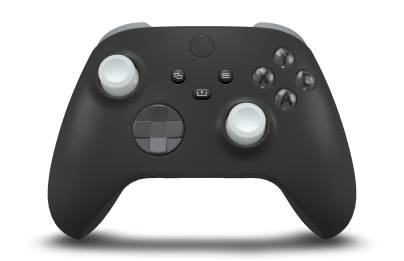 Xbox Wireless Controller - Body: Carbon Black, D-Pads: Storm Grey, Thumbsticks: Robot White
