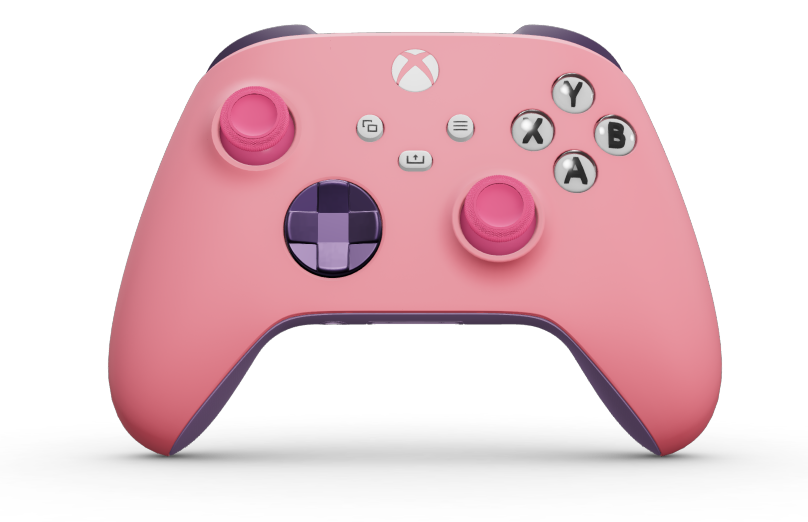 Xbox Wireless Controller - Body: Retro Pink, D-Pads: Astral Purple (Metallic), Thumbsticks: Deep Pink