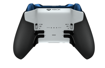 Xbox Elite Wireless Controller Series 2 - Core - Body: Shock Blue + Rubberized Grips, D-pad: Facet, Velocity Green (Metal), Back: Robot White + Rubberized Grips