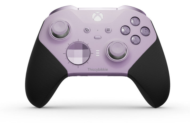 Xbox Elite Wireless Controller Series 2 - Core - Korpus: Soft Purple + gumowane uchwyty, Pad kierunkowy: Wklęsły, subtelny fiolet (metaliczny), Tył: Soft Purple + gumowane uchwyty