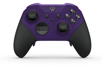 Manette sans fil Xbox Elite Series 2 - Core - Body: Astral Purple + Rubberized Grips, D-pad: Facet, Carbon Black (Metal), Back: Astral Purple + Rubberized Grips