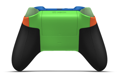 Xbox Wireless Controller - Body: Zest Orange, D-Pads: Velocity Green, Thumbsticks: Midnight Blue