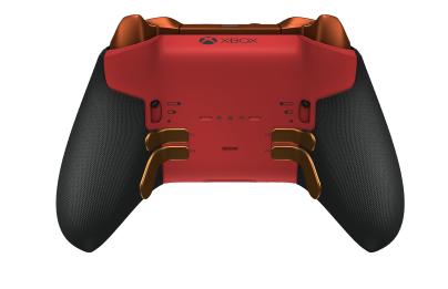 Xbox Elite Wireless Controller Series 2 - Core - Body: Pulse Red + Rubberized Grips, D-pad: Facet, Astral Purple (Metal), Back: Pulse Red + Rubberized Grips
