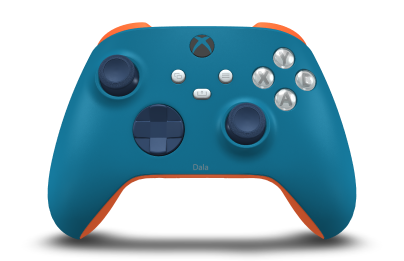 Xbox Wireless Controller - Body: Mineral Blue, D-Pads: Midnight Blue, Thumbsticks: Midnight Blue