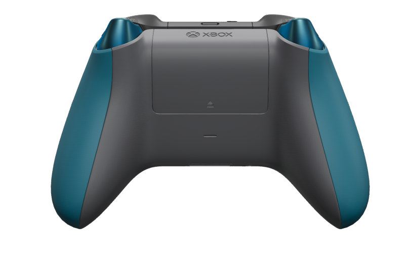Xbox Wireless Controller - Body: Mineral Blue, D-Pads: Storm Gray (Metallic), Thumbsticks: Storm Gray