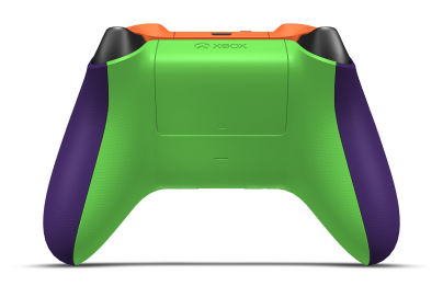 Xbox ワイヤレス コントローラー - Body: Astral Purple, D-Pads: Storm Gray (Metallic), Thumbsticks: Velocity Green