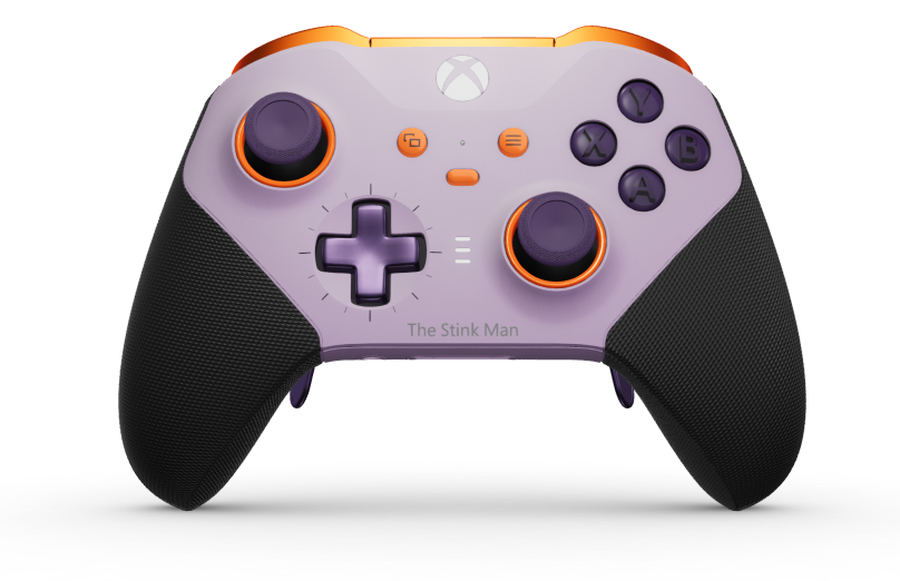 Xbox Elite Wireless Controller Series 2 - Core - Body: Soft Purple + Rubberized Grips, D-pad: Cross, Astral Purple (Metal), Back: Soft Purple + Rubberized Grips