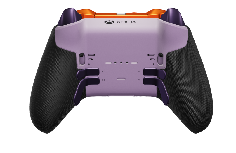 Xbox Elite Wireless Controller Series 2 - Core - Corps: Soft Purple + poignées caoutchoutées, BMD: Plus, Astral Purple (métal), Arrière: Soft Purple + poignées caoutchoutées